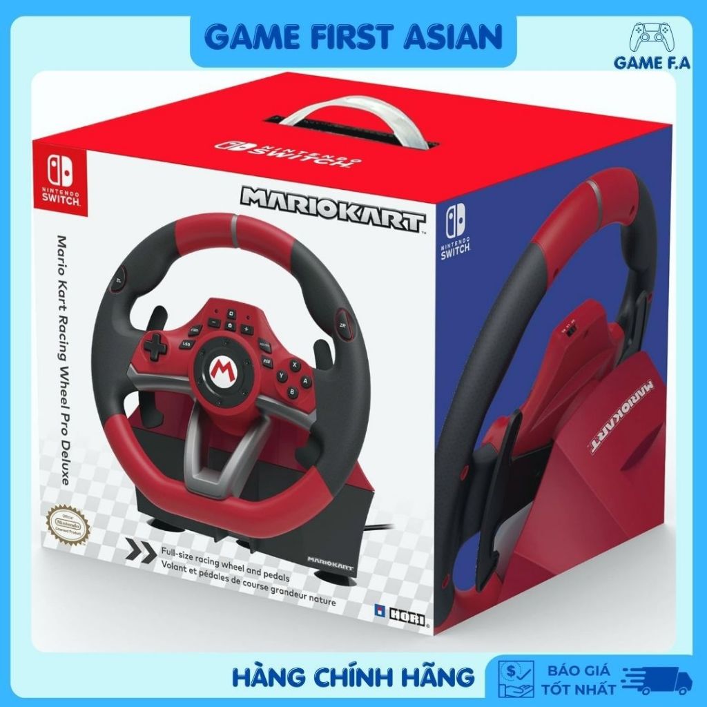 Vô lăng Hori Nintendo Switch Mario Kart 8 Deluxe Wheel