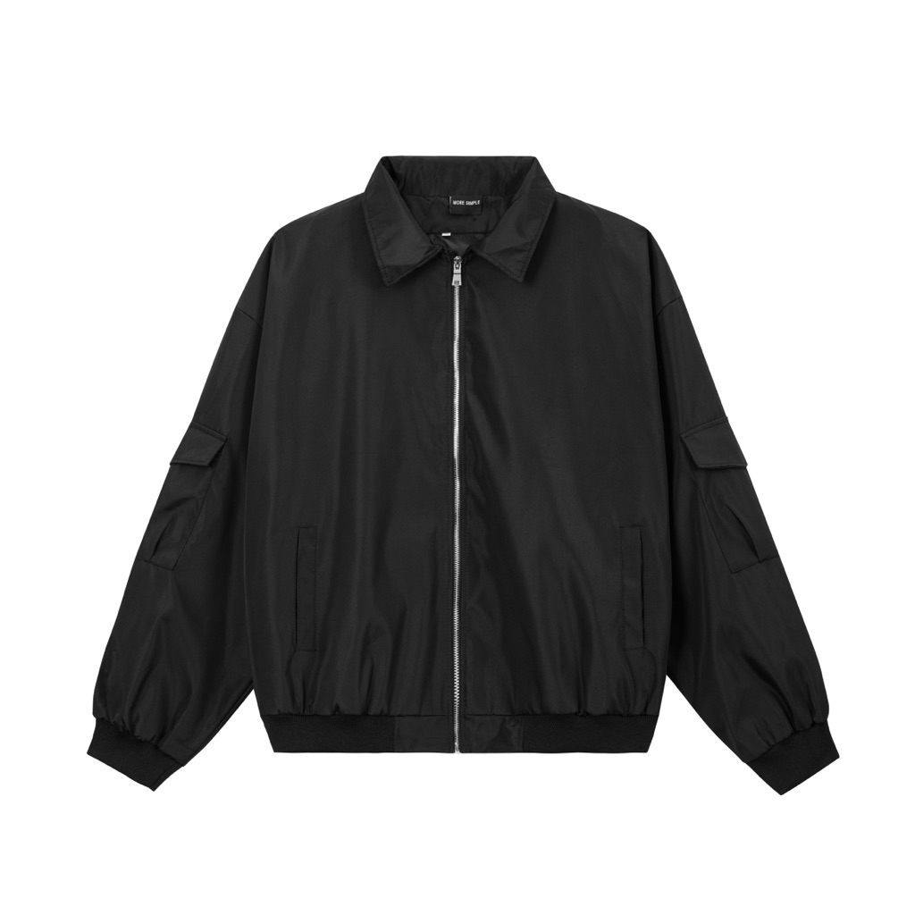 Áo Khoác Dù 2 Lớp Jacket Form Boxy Kiểu Hoạ Tiết Chữ Thêu - 22Nastore