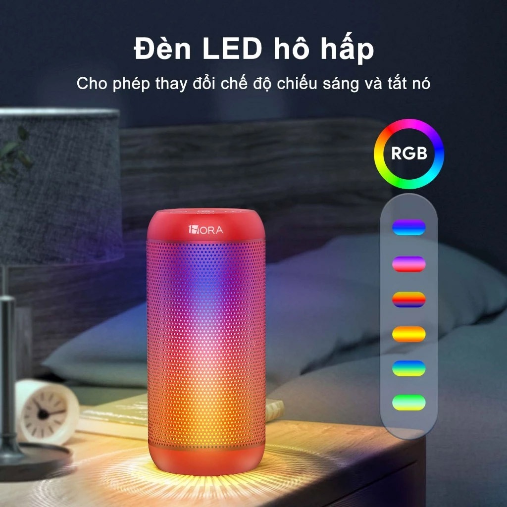 Loa Bluetooth 1HORA Công Suất 10W Pin Trâu 2400mAh