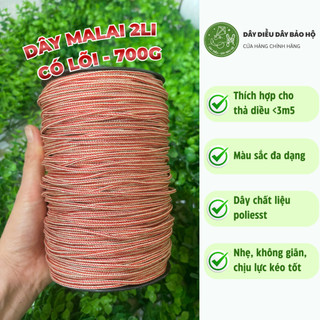 Dây Thả Diều Malai 2li 700g Chất Liệu Polyester Nhẹ, Không Giãn, Chịu Lực Tốt - Thả Diều, Chằng Sáo, Dây Buộc ML2Li
