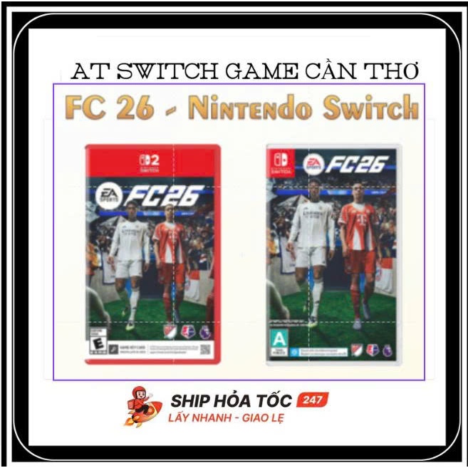 Đĩa Chơi Game FC 26 Cho Nintendo