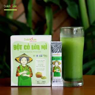 Bột cỏ lúa mì 100% nguyên chất Dalahouse (Hộp 20 gói)  Organic 100% Date mới