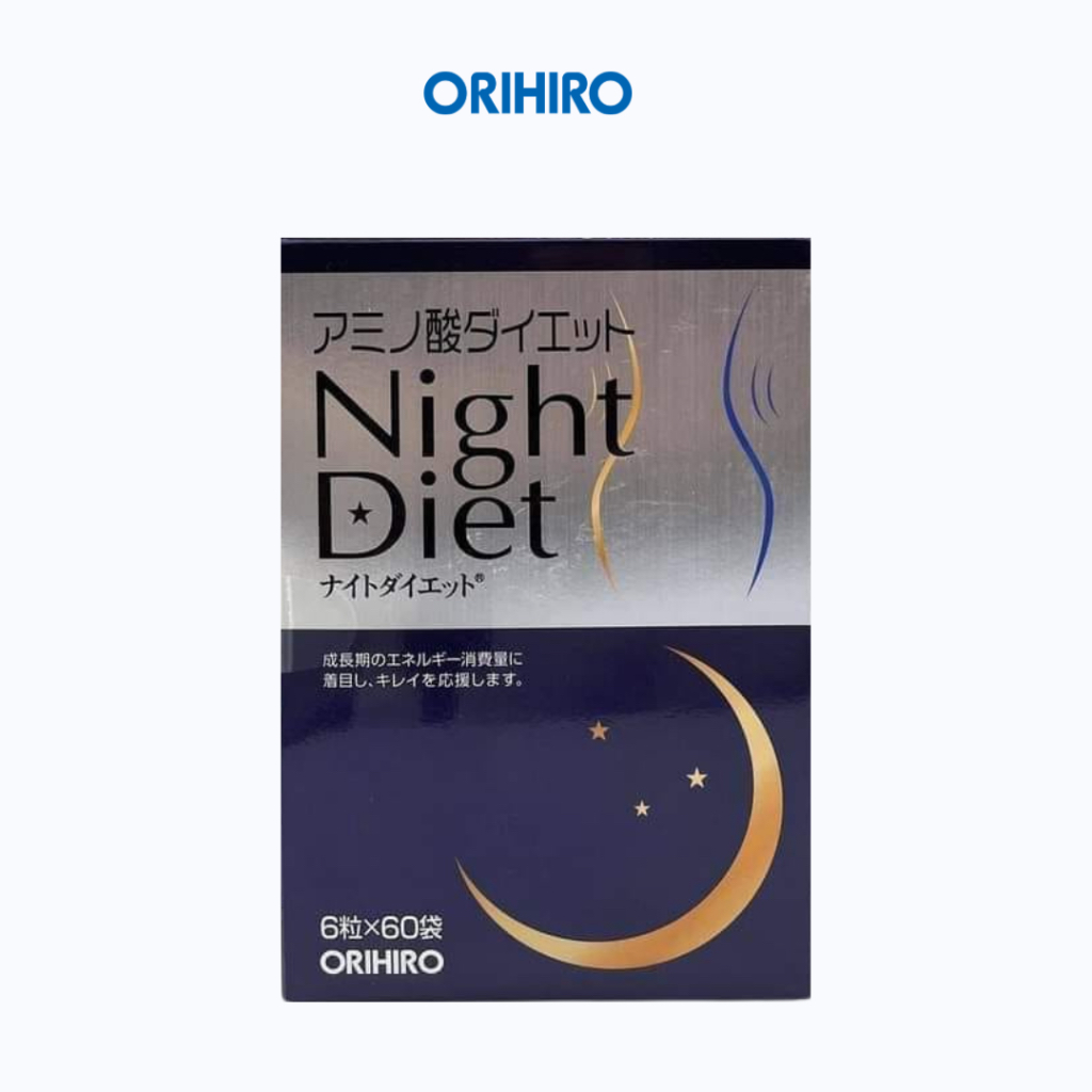 Viên uống giảm cân Night Diet Orihiro hộp 60 gói