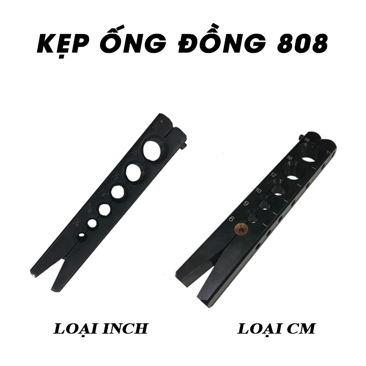Kẹp Ống 808 Inch & CM, Bản 3.1cm, Hợp Kim Tốt, Dụng Cụ Giữ Ống Đồng Khi Loe