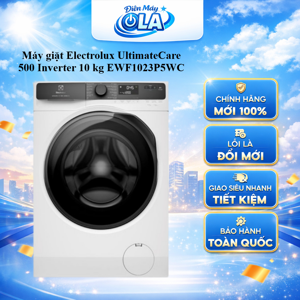 EWF1023P5WC - Máy giặt Electrolux UltimateCare 500 Inverter 10 kg EWF1023P5WC - GIAO TOÀN QUỐC