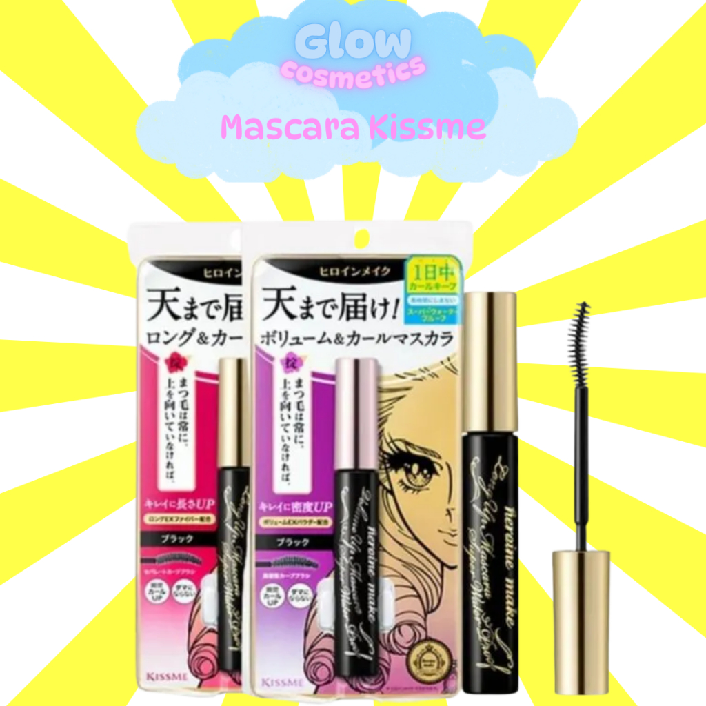 Mascara Kiss Me Không Lem Trôi, Giúp Nâng Cong Và Làm Dài Mi Kissme Mascara Long Up WP 6g - Glow.Cos