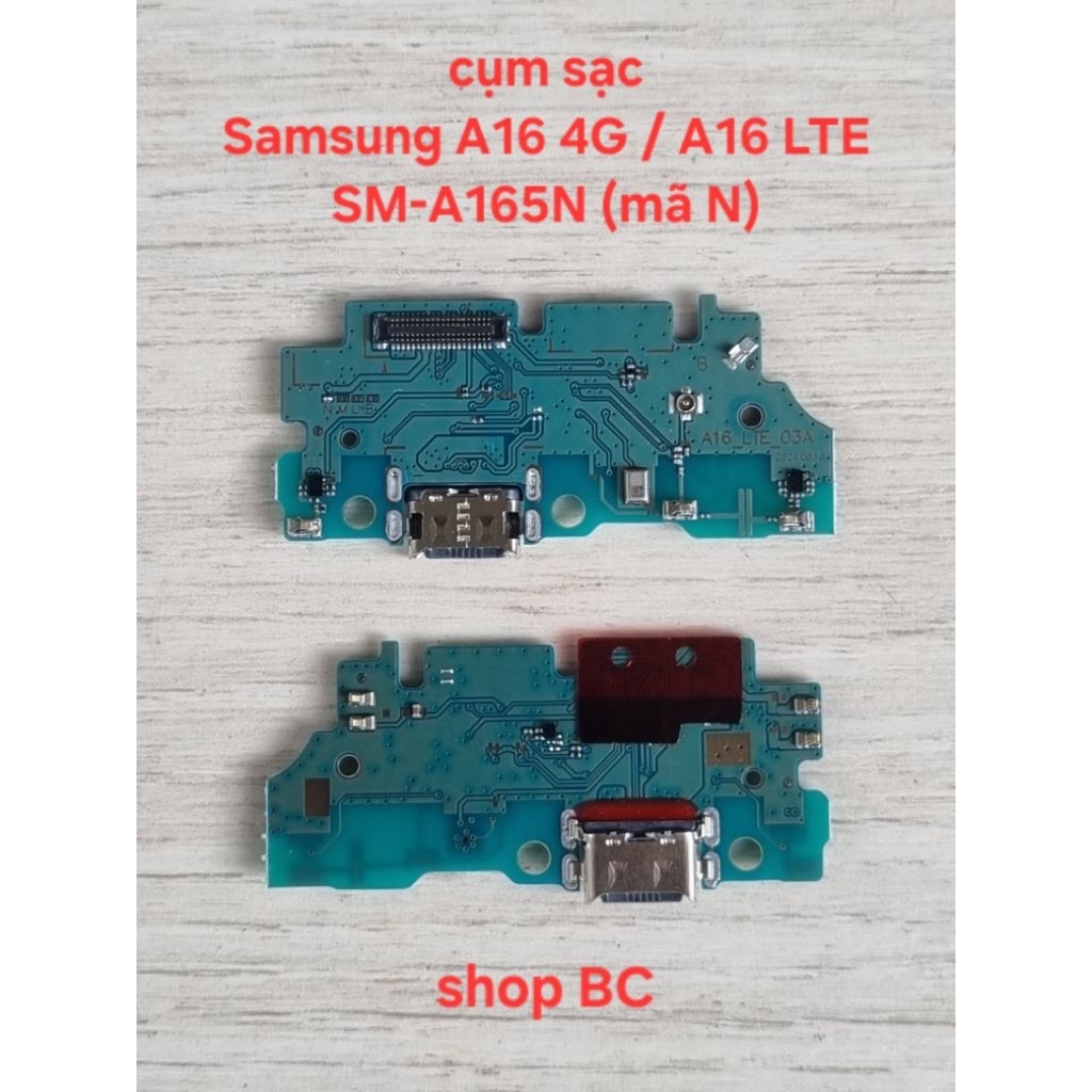 Cụm sạc Samsung A16 4G (A16 LTE) SM-A165N (mã N) (cụm sạc linh kiện)