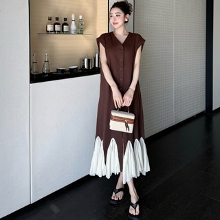 Đầm suông váy suông xát nách fom chữ A bigsize hông thời trang hè