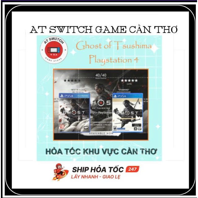 Đĩa game Ghost of Tsushima & Director Cut cho PlayStation