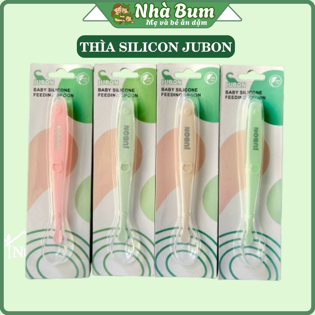 Thìa Silicon Jubon / Baby'si cho bé ăn dặm