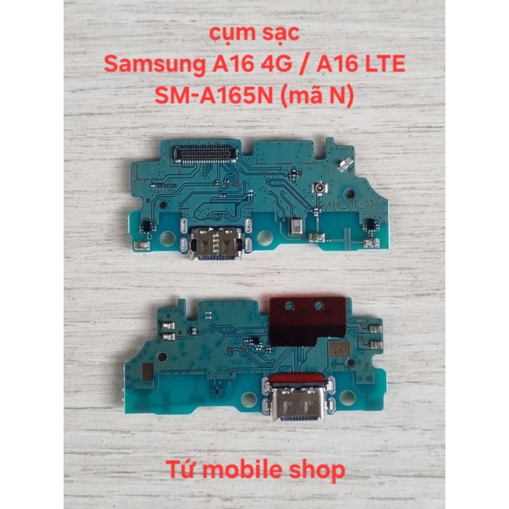 Cụm sạc Samsung A16 4G (A16 LTE) SM-A165N (mã N) (cụm sạc linh kiện)