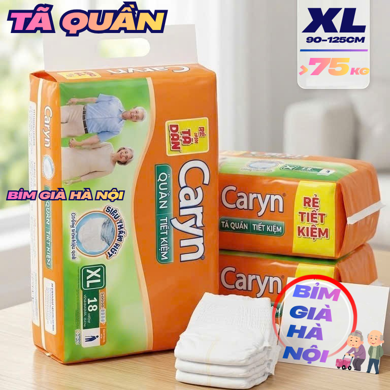 Quần già Caryn Ngày Đêm M18 L18 XL18 miếng #caryn #tã quần caryn #bỉm quần Caryn #bỉm caryn #tã cary