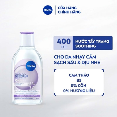 Nước Tẩy Trang NIVEA Sạch Sâu Ngừa Mụn| Dưỡng Sáng| Dịu Nhẹ (400 ml) - 98722/89259/99403