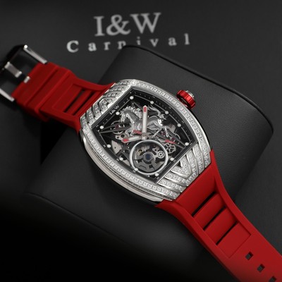 Đồng hồ đeo tay nam I&W Carnival 768G-S3 Kính chống xước,Chống nước ,Bảo hành chính hãng,Máy cơ(Automatic),mặt hình ngựa
