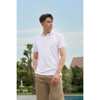 Áo Polo Nam Cao Cấp Ninomaxx Form Travel Fit DENSECOTTON Cổ Viền Đen Thấm Hút Giữ Form Tốt 2505007