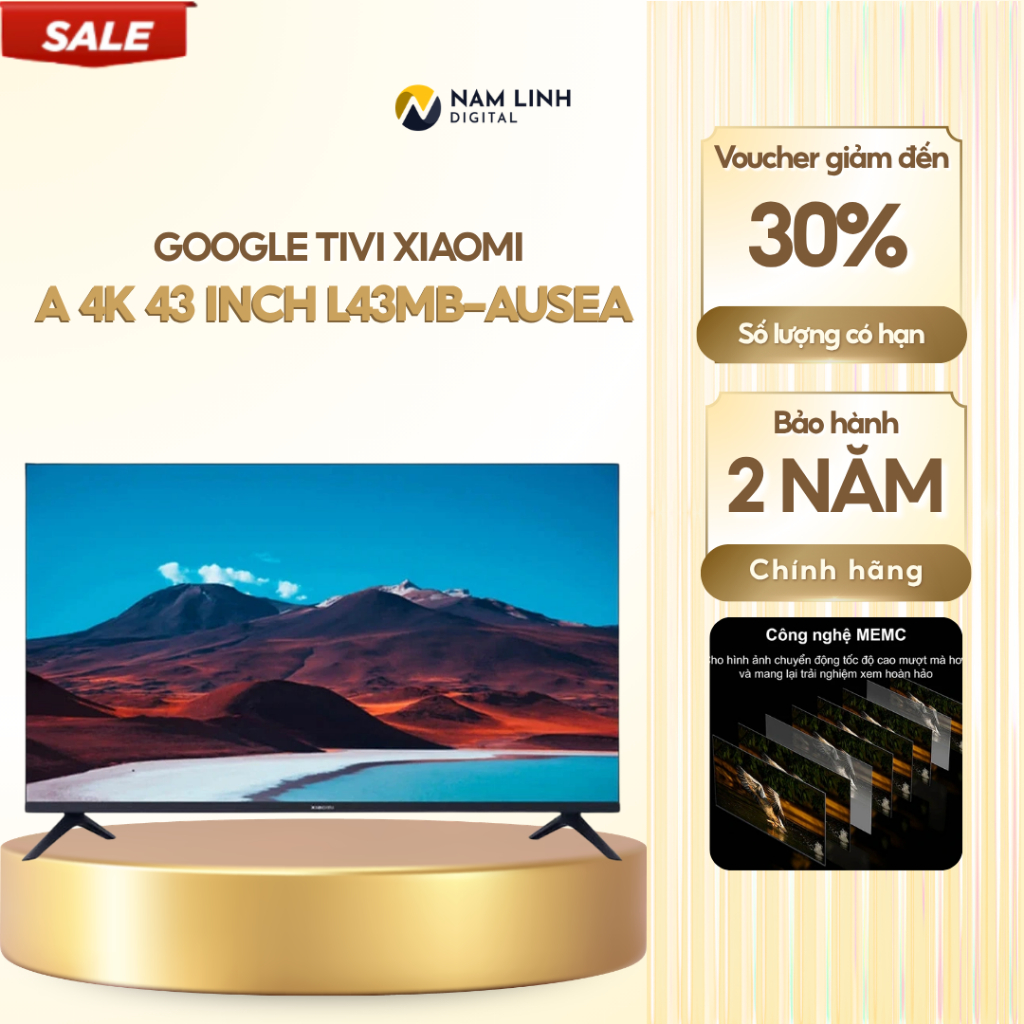 Google Tivi Xiaomi A 4K 43 inch L43MB-AUSEA 2026 Bản Quốc Tế