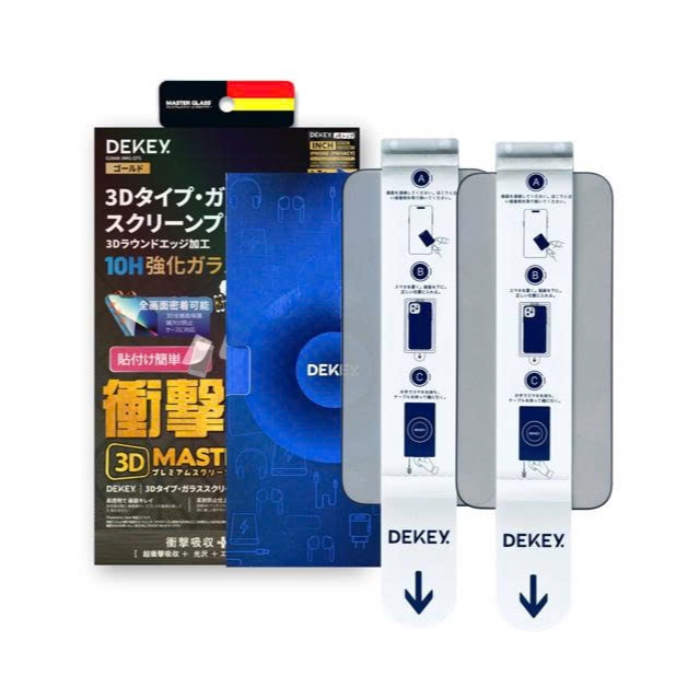 Kính Cường Lực iPhone DEKEY 3D Master Glass QUINTESSENCE 10H Chống nhìn trộm 2 kính