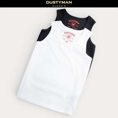 Áo Thun Ba Lỗ Nam Daily Dustyman, Vải Bo Gân Thoáng Mát,Bền Màu,Chống Co Rút