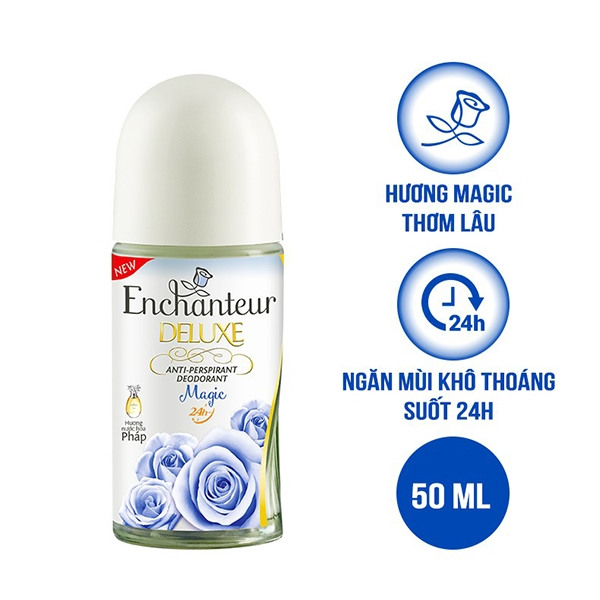 Lăn khử mùi hương nước hoa Enchanteur Magic 50ml