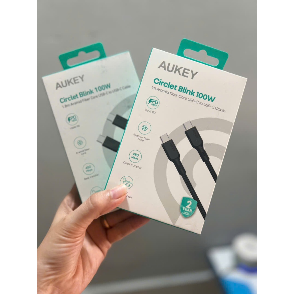 CÁP SẠC AUKEY CHÍNH HÃNG – BỀN BỈ, SẠC NHANH PD🔥