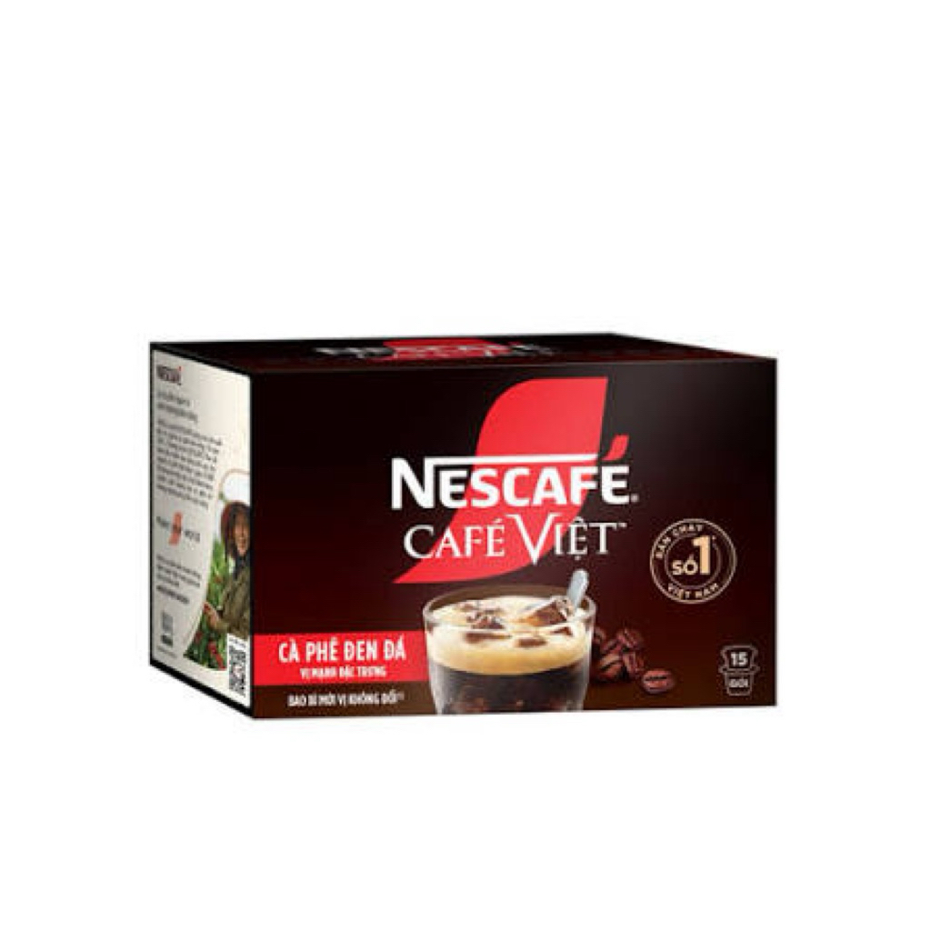 Cà phê Nescafé Café Việt Đen Đá – Đậm vị cà phê Việt, thơm ngon tiện lợi