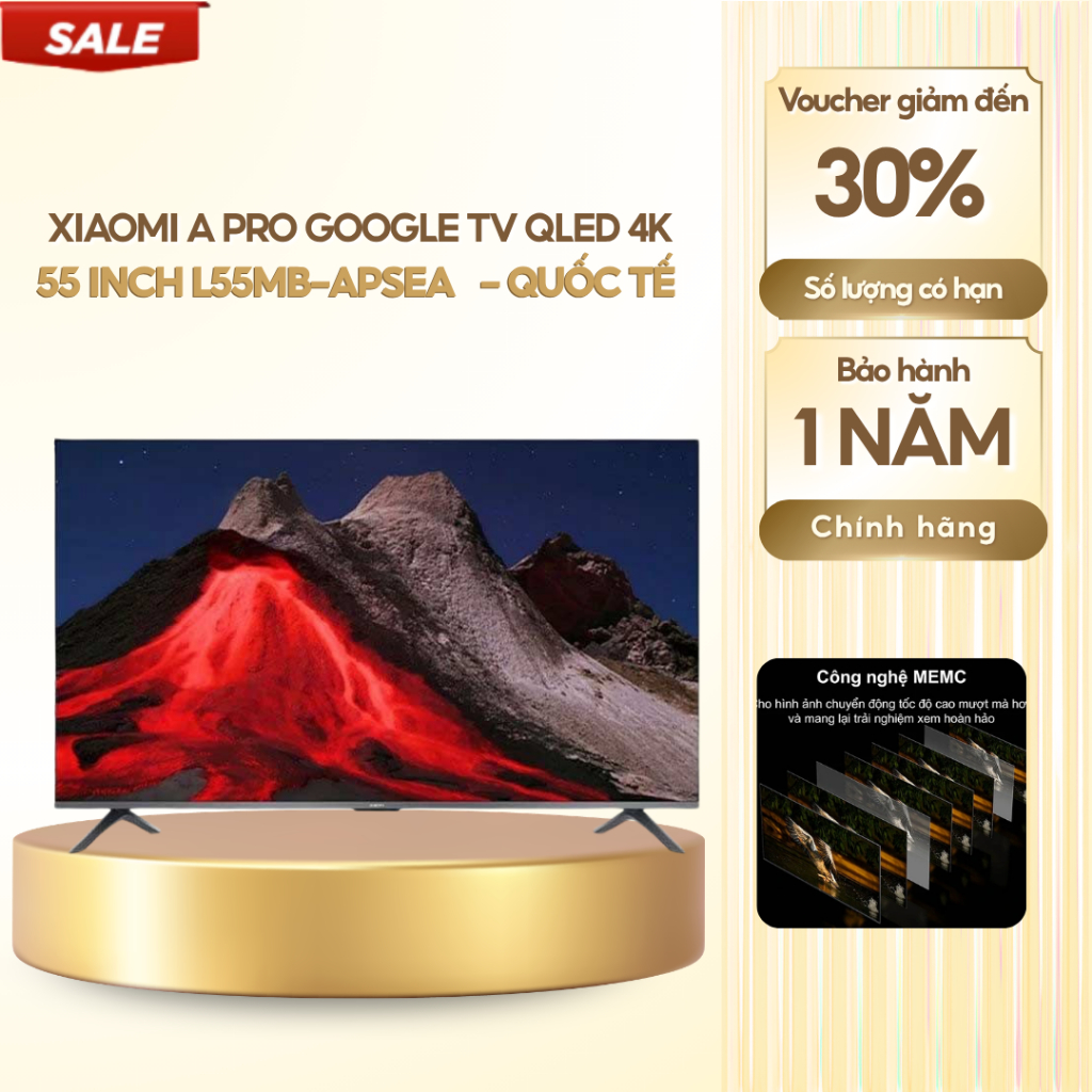 Google Tivi Xiaomi A Pro 55 inch 2026 L55MB-APSEA – Quốc Tế