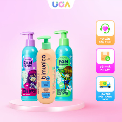 [QUÀ TẶNG] Sữa tắm gội 2in1 Bimunica dịu nhẹ cho trẻ sơ sinh và trẻ nhỏ