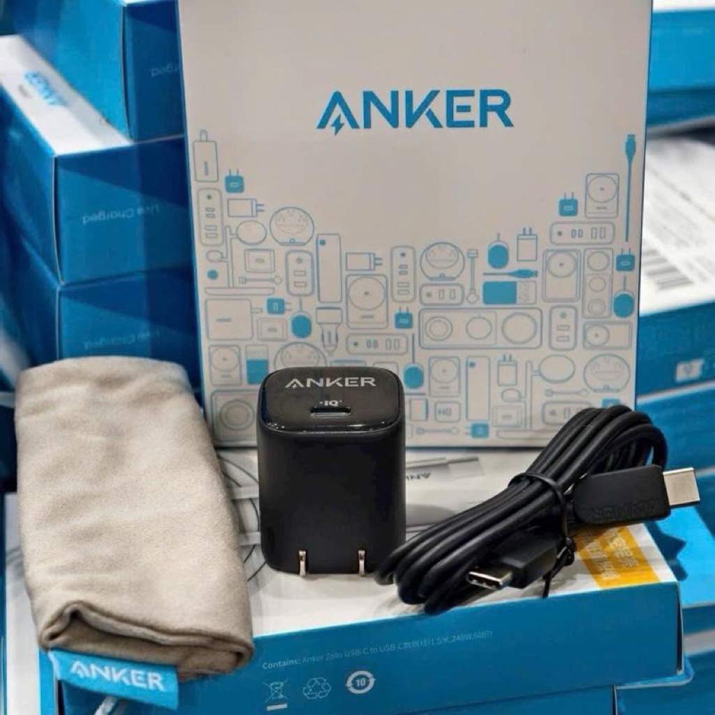COMBO SẠC NHANH ANKER 30W B2698  Bộ củ + cáp Anker công suất 30W Tương thích đa thiết bị: iPhone, An