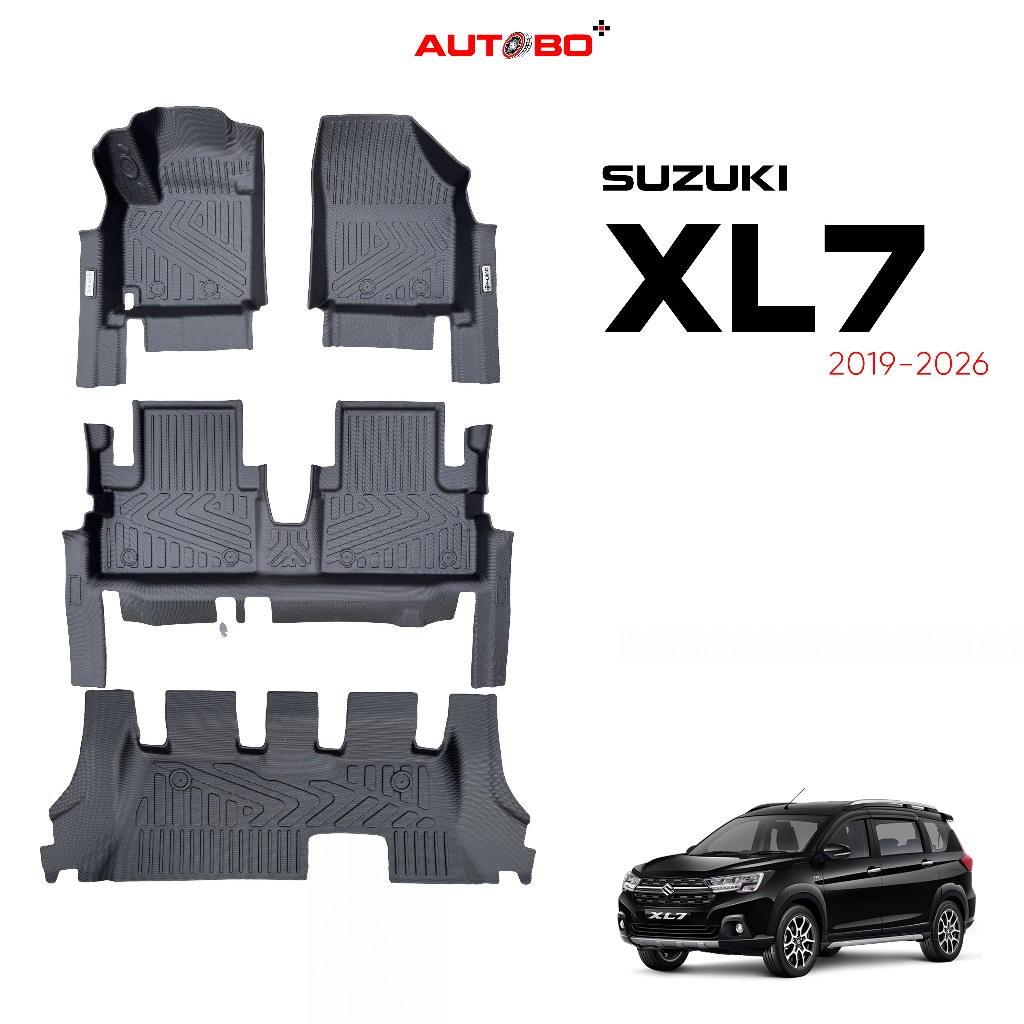 Thảm Lót Sàn Ô Tô TPE Cao Cấp Suzuki XL7 2019 - 2026 TRÀN VIỀN Không Thấm Nước, Không Mùi | Autobo