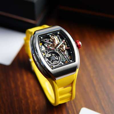 Đồng hồ đeo tay nam I&W Carnival 768G-S8 Kính chống xước,Chống nước ,Bảo hành chính hãng,Máy cơ(Automatic),mặt hình ngựa