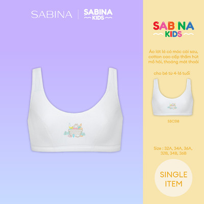Áo Lót Đệm Mỏng Màu Trắng Cool Teen By Sabina SBC518
