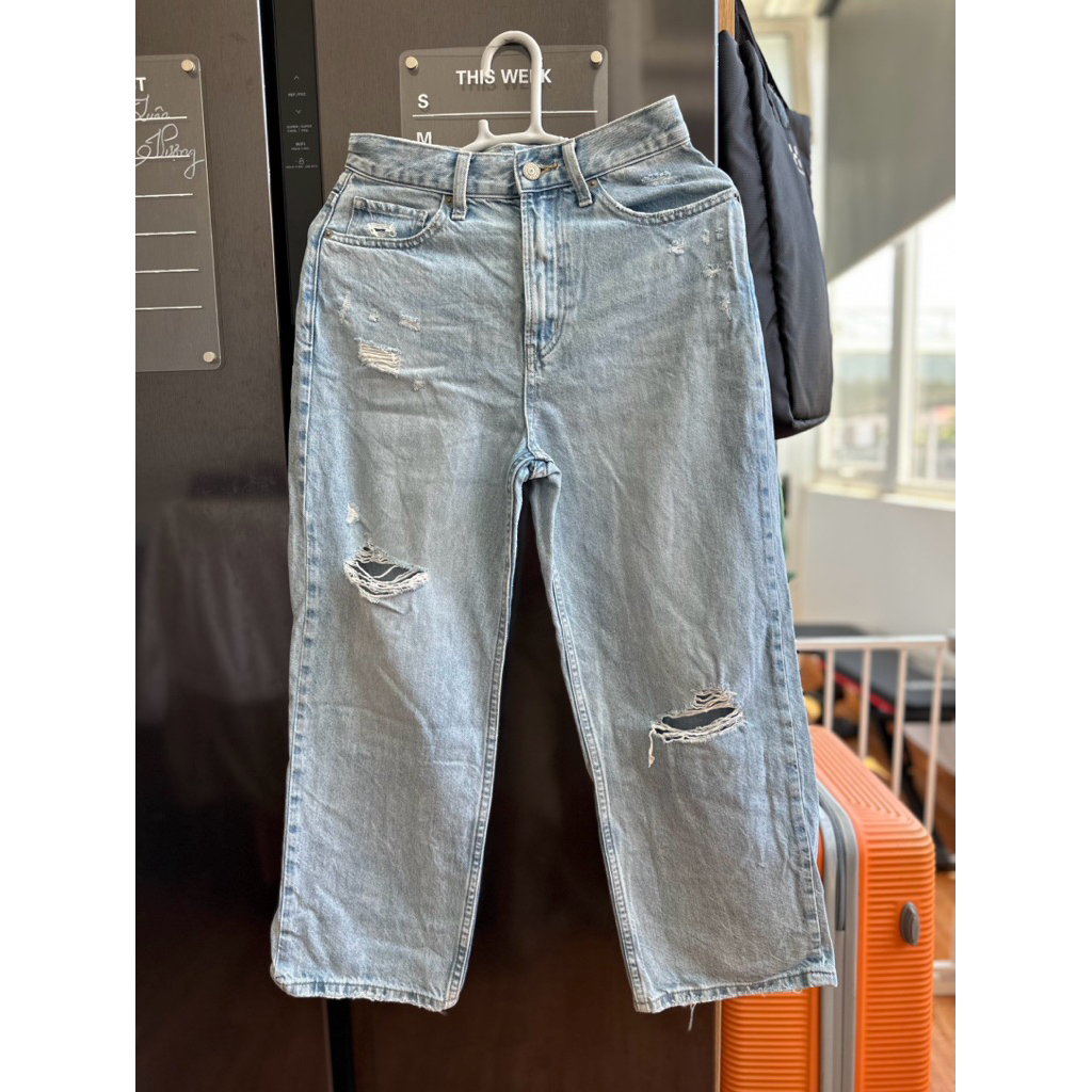Thanh lý jean Uniqlo như hình eo tầm 68 đổ lại