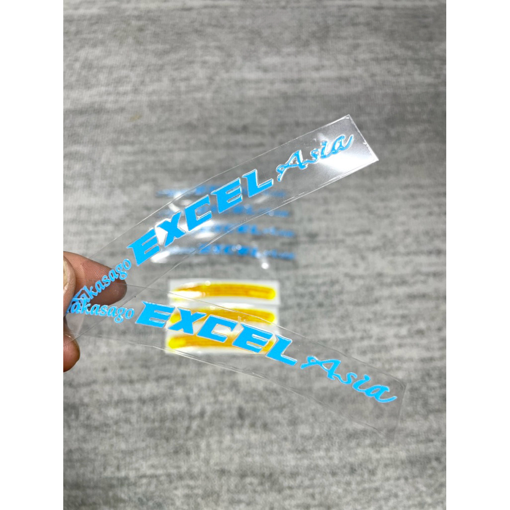 Tem mod niềng Excel Asia bạc