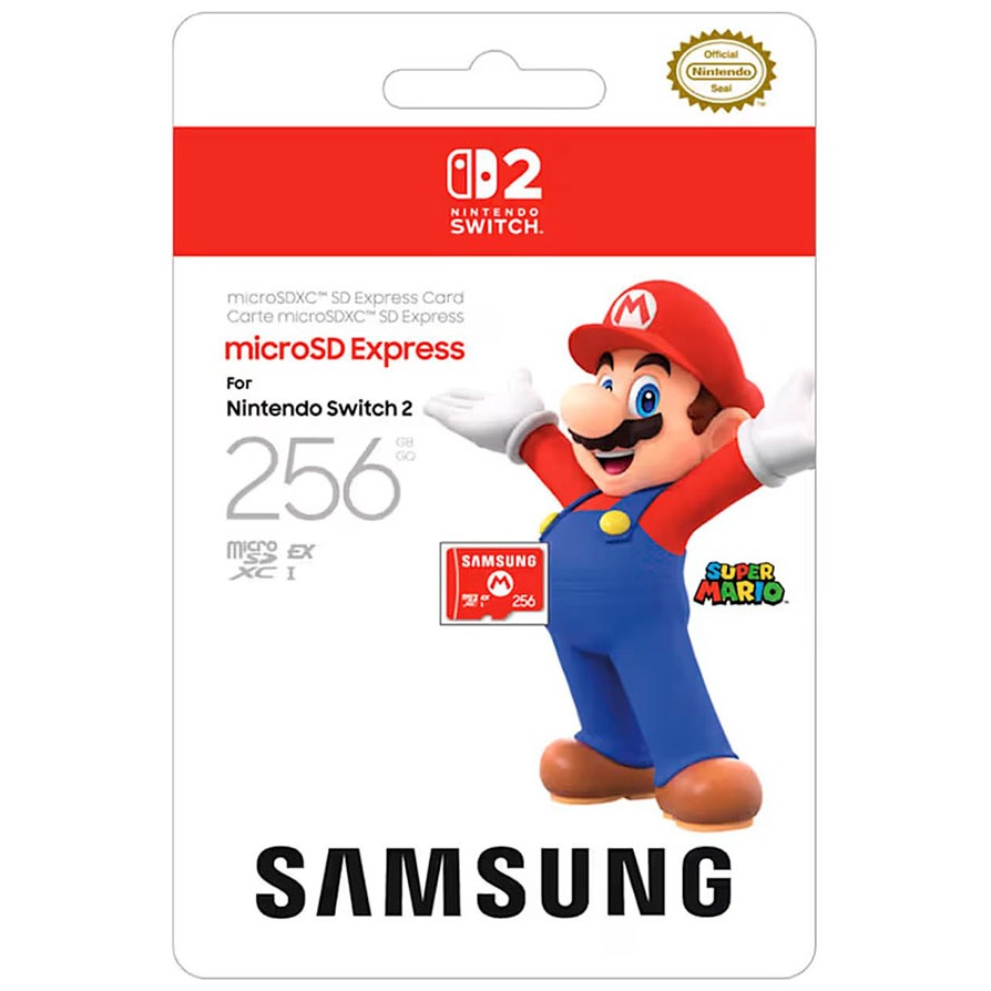 Thẻ nhớ Samsung microSD Express Card - 256GB dành cho Nintendo Switch 2
