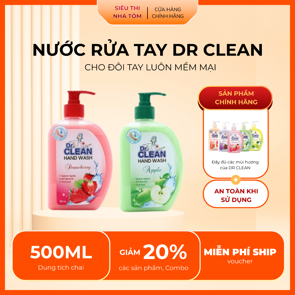Nước Rửa Tay DR Clean