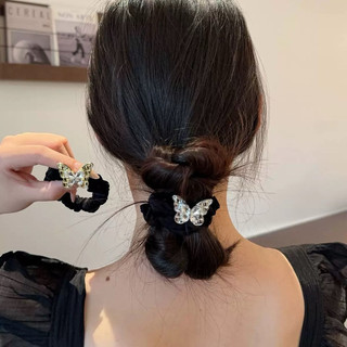 Dây buộc tóc scrunchie nơ, đá, trai sang chảnh cao cấp – Phụ kiện tóc nữ Hàn Quốc – N'Lee House