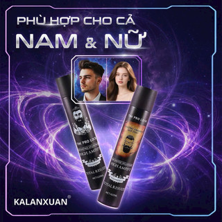 Combo 5 Chai Gôm Xịt Tóc KALANXUAN 420ML – Giữ Nếp Siêu Cứng, Nhanh Khô, Không Bết Tóc, Tạo Kiểu Nam Nữ