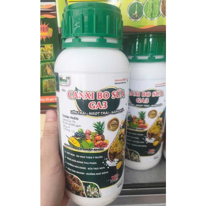 Phân bón Canxi-Bo Sữa Ga3 - chai 500ml