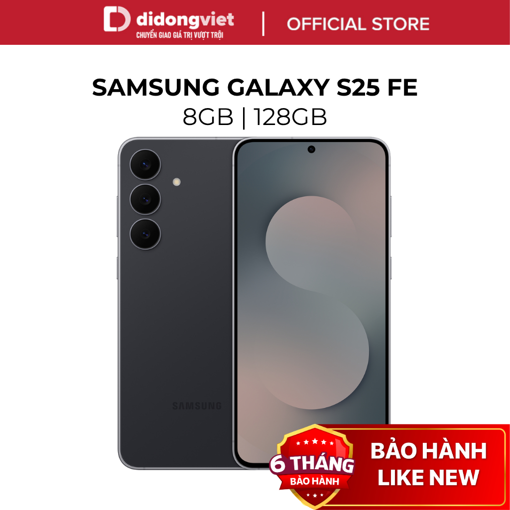 [Like New] Điện thoại Samsung Galaxy S25 FE 5G 8GB | 128GB - 6.7", Exynos 2400 - Hàng Chính Hãng