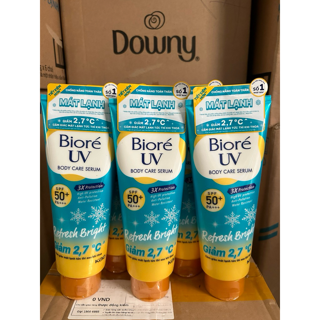 Chống nắng toàn thân mát lạnh Bioré UV Body Care Serum 3X Protection 230ml