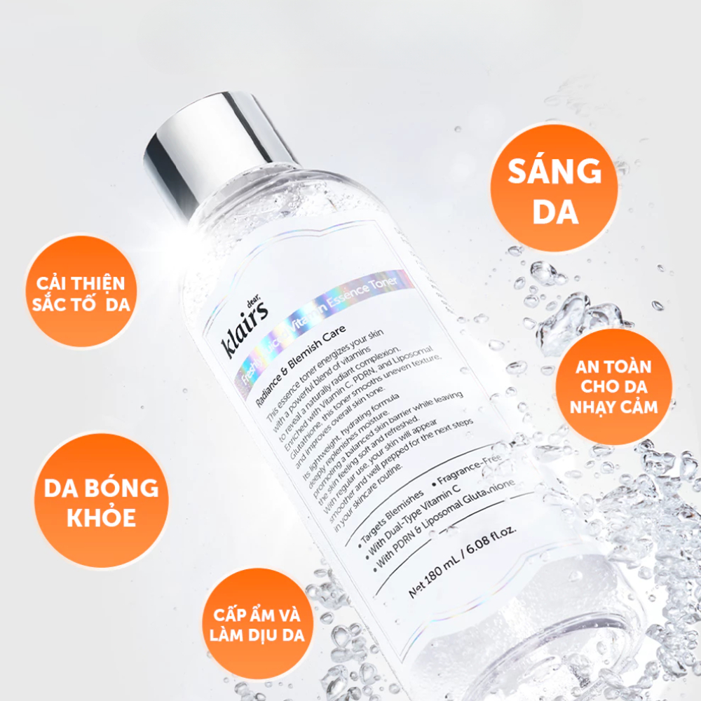 Ảnh 9 của Nước Hoa Hồng Klairs Supple Preparation Unscented Toner không mùi, làm dịu, cấp ẩm, cân bằng PH