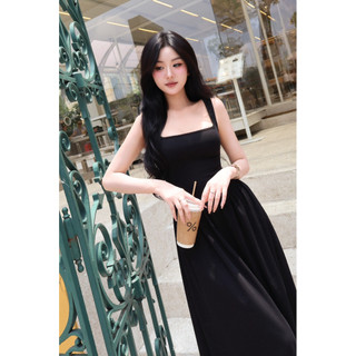 ( HÀNG SẴN) Đầm maxi thun gân sát nách