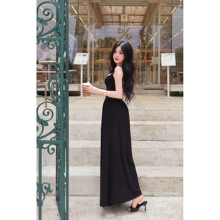 ( HÀNG SẴN) Đầm maxi thun gân sát nách