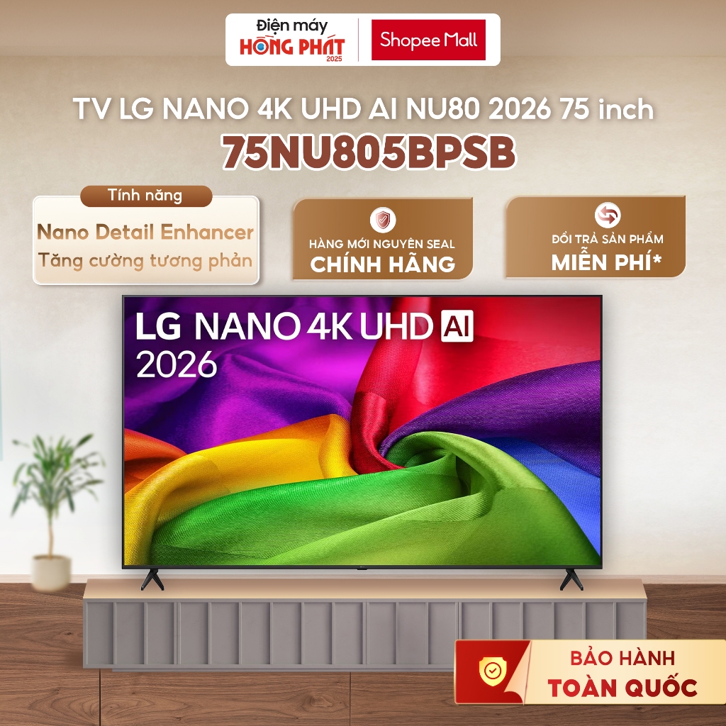 Smart Tivi LG AI UHD AI 75 inch 75UA8450PSA | 75NU805BPSB [Giao-Lắp HCM]