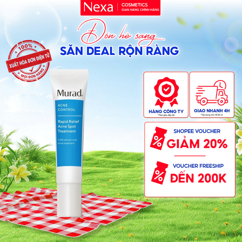 Gel chấm mụn Murad Rapid Relief Acne Treatment 15ml