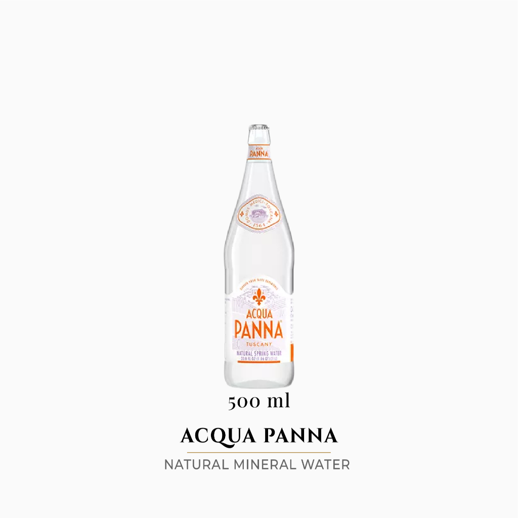 Acqua Panna Natural Mineral Water 500ml – Chai Thủy Tinh Nhập Khẩu Ý