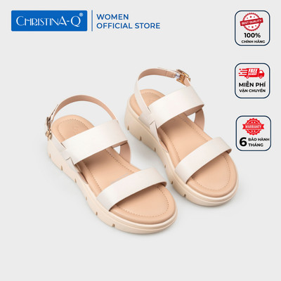 Giày Sandals Nữ Đế Xuồng CHRISTINA-Q XDX169I