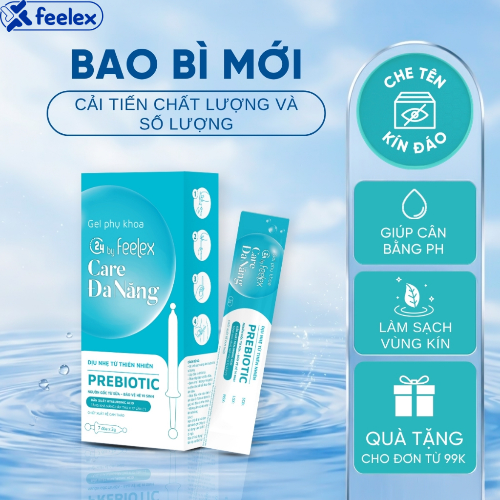 Dung dịch vệ sinh phụ nữ đũa thần inner C24 By Feelex Care, hỗ trợ làm sạch vùng kín an toàn, tiện lợi