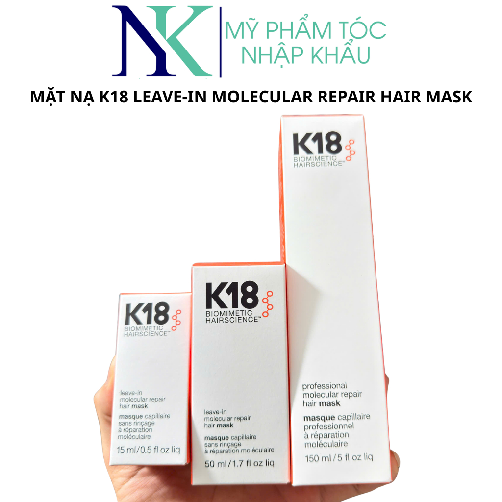 Mặt nạ K18 phục hồi phân tử Leave-In Molecular Repair Hair Mask