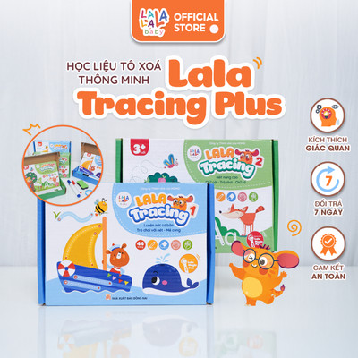 Học liệu tô xóa Lala Tracing Plus đồ chơi giấy tô xóa thông minh đồ chơi tô xóa cho bé Lalala Baby